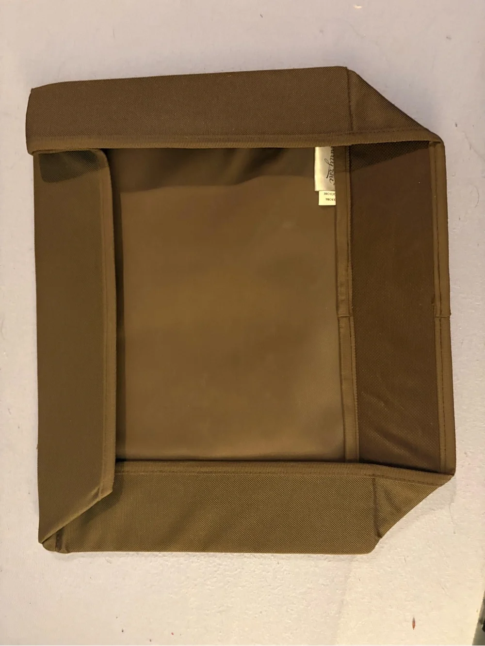 thirty-one brown rectangular bin cover